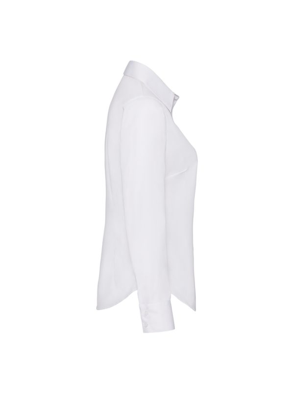 Ladies Long Sleeve Poplin Shirt à personnaliser – Image 3