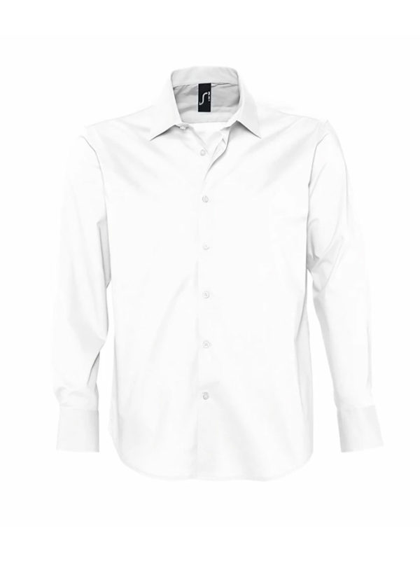 Men`s Stretch-Shirt Brighton Longsleeve – Image 4