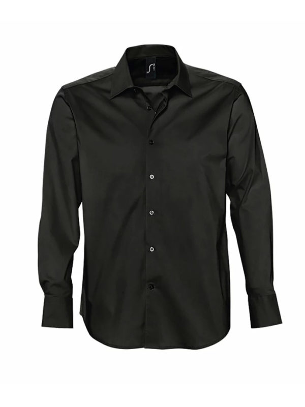 Men`s Stretch-Shirt Brighton Longsleeve – Image 3