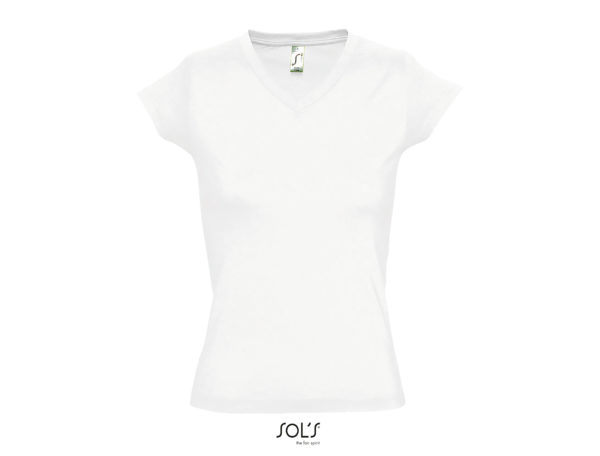 TEE-SHIRT FEMME COL “V”